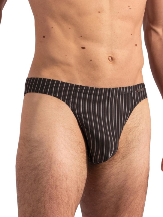 Olaf Benz RED2210 Brazilbrief black/white (70% Polyamid, 20% Polyester, 10% Elasthan) S