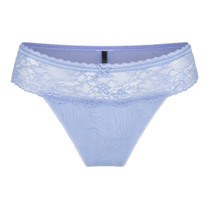 LingaDore Daily Lace String misty blue jacquard (57% Polyamid, 43% Elasthan)