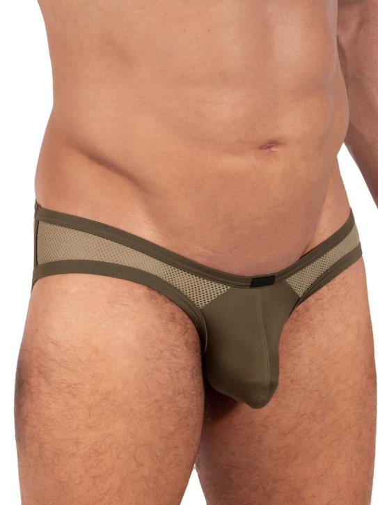 MANSTORE M2334 Jock Brief moss (90% Polyamid, 10% Elasthan) XL