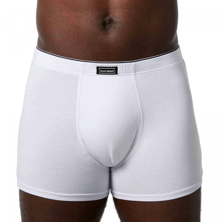 bruno banani Infinity Short weiß (47% Baumwolle, 47% Modal, 6% Elasthan) S / Weiss