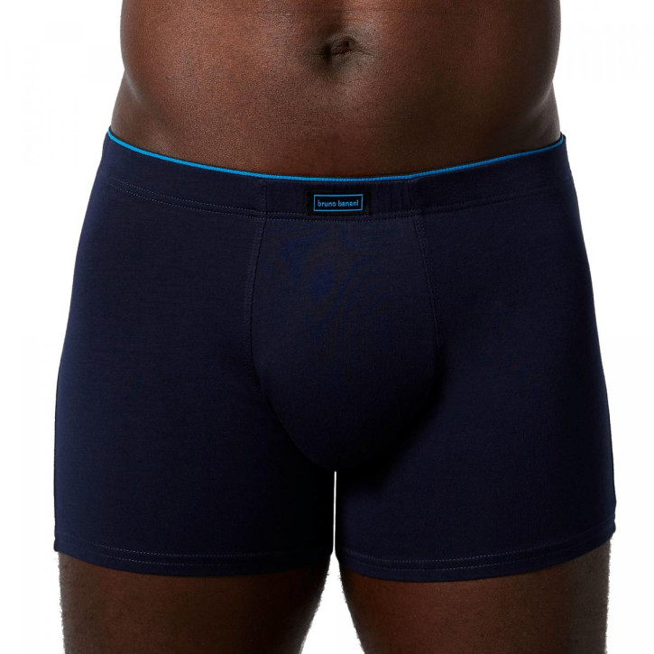 bruno banani Infinity Short dunkelblau (47% Baumwolle, 47% Modal, 6% Elasthan) S / Blau