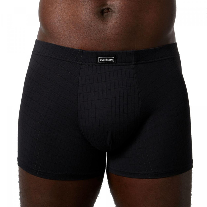 bruno banani Check Line 2.0 Short schwarz (90% Polyamid, 10% Elasthan) S / Schwarz