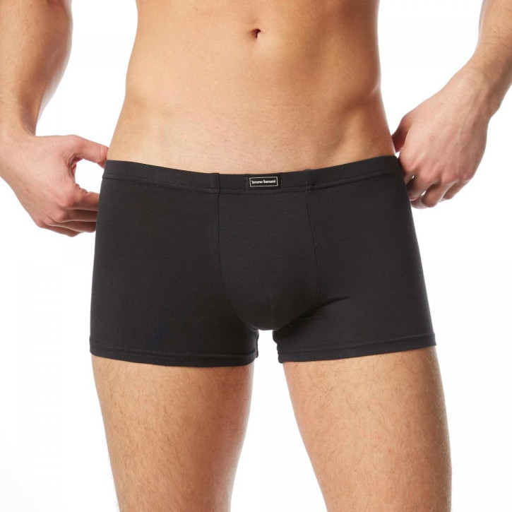 bruno banani Infinity Hipshort schwarz (47% Baumwolle, 47% Modal, 6% Elasthan) S / Schwarz