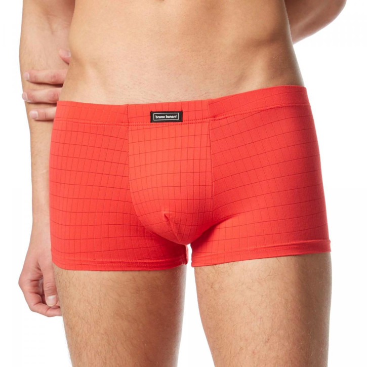 bruno banani Check Line 2.0 Hipshort rot (90% Polyamid, 10% Elasthan) S / Rot