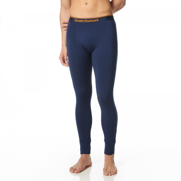 bruno banani Warm Up Longpant, marine (93% Baumwolle, 7% Elasthan) L / Blau