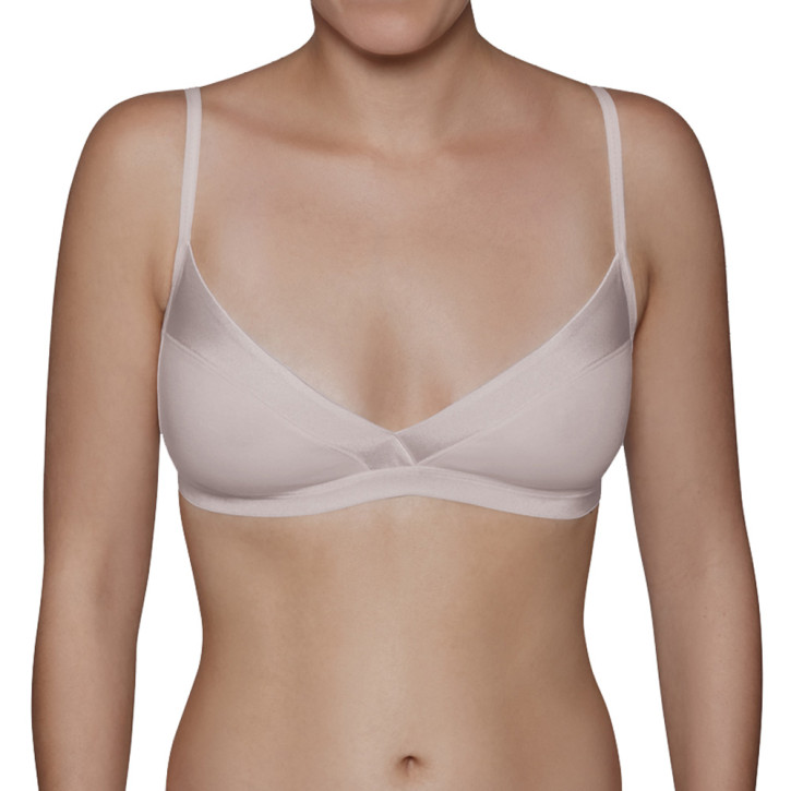 AIKYOU CHARLOTTE Bralette rosegrey XS (92% Baumwolle, 8% Elasthan)