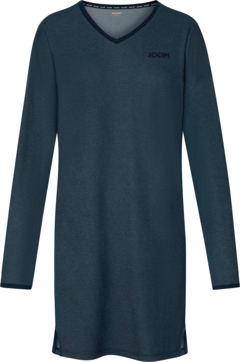 JOOP! Bodywear 643185 Bigshirt long sleeve midnight (75% Viskose, 20% Polyester, 5% Elasthan) XS