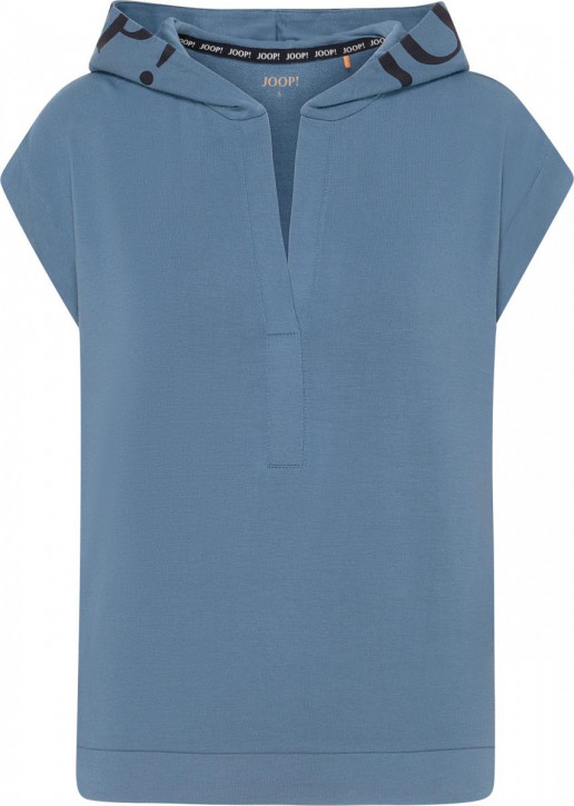 JOOP! Sporty Elegance Shirt mit Kapuze ocean blue (95% Viskose, 5% Elasthan)