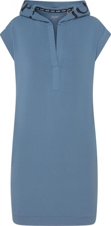 JOOP! Sporty Elegance Big Shirt mit Kapuze ocean blue (95% Viskose, 5% Elasthan)