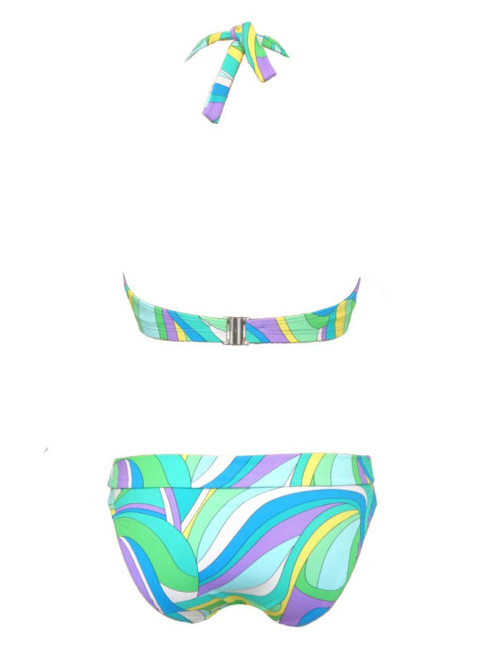 WASSERSTOFF 43 982 Neckring Bikini Puc* turquoise (80% Polyamid, 20% Elasthan) 38D