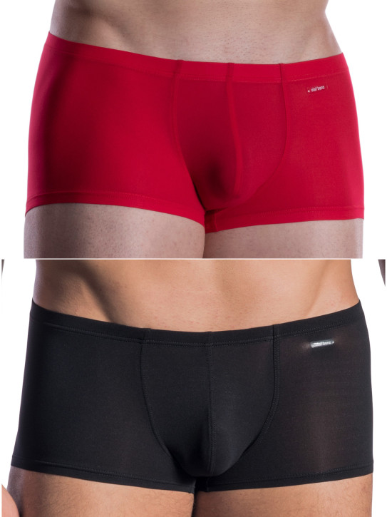 Olaf Benz RED0965 "Phantom" 2PACK Minipants lips+black (72% Polyamid, 28% Elasthan)