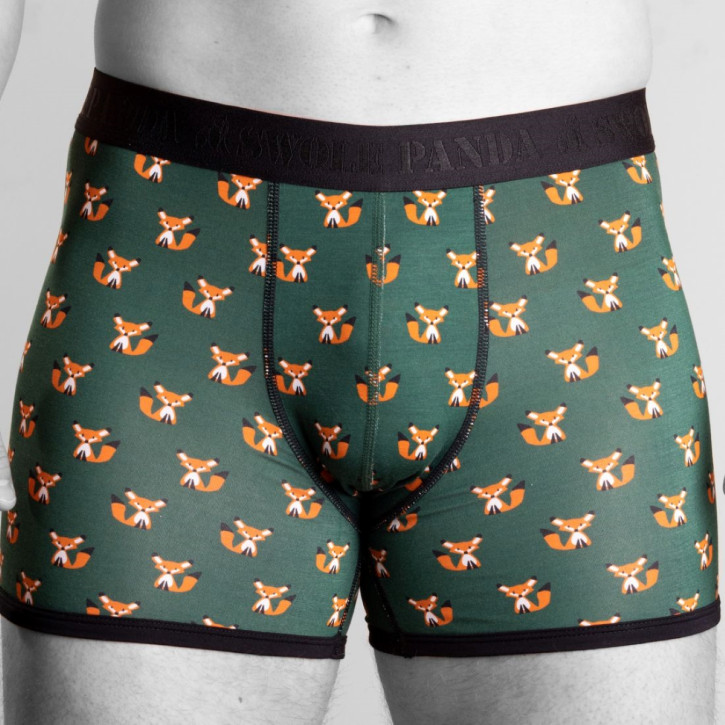 Swole Panda Mr. Fox Bamboo Boxers (95% Bamboo-Viskose, 5% Elasthan)