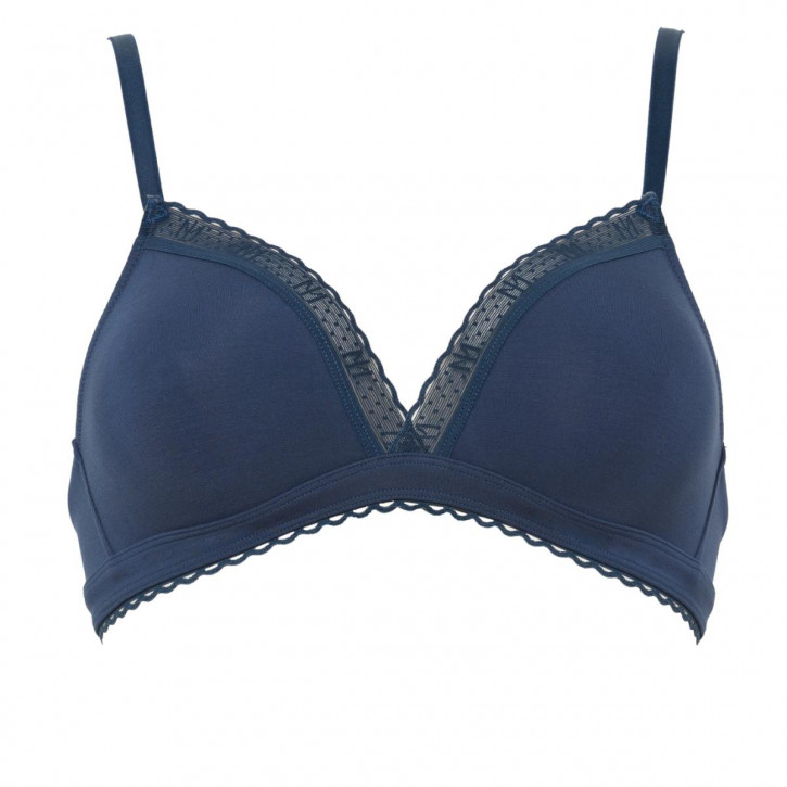 MAISONLEJABY La Petite Lejaby Triangle BH bügellos nuit bleue (89% Micromodal, 11% Elasthan)