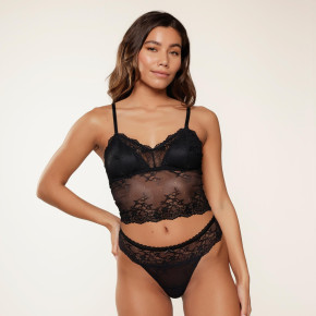 LingaDore Daily Lace Bralette schwarz (87% Polyamid, 13% Elasthan) M