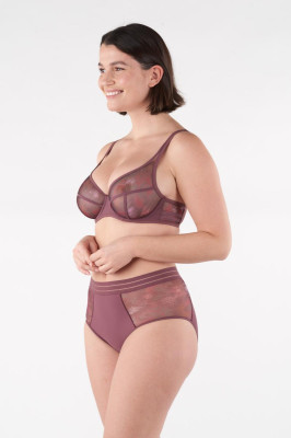 MAISONLEJABY Nufit Garden High Waist Slip blurry rose (75% Polyamid, 17% Elasthan, 8% Baumwolle) XS