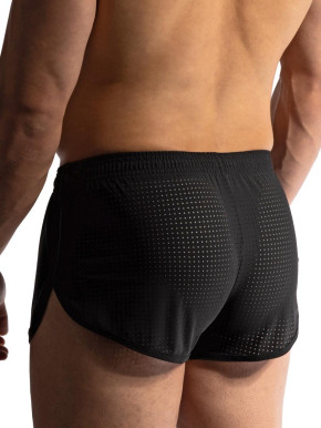 MANSTORE M2412 Sprint Shorts black (75% Polyamid, 25% Elasthan) M