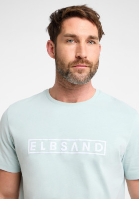 ELBSAND Finn T-Shirt green tint (100% Baumwolle) L