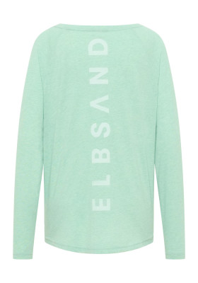 ELBSAND Tira Longsleeve mellow mint melange (50% Baumwolle, 50% Polyester) L