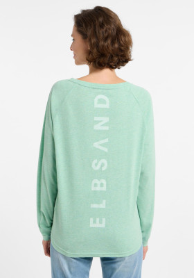 ELBSAND Tira Longsleeve mellow mint melange (50% Baumwolle, 50% Polyester) L