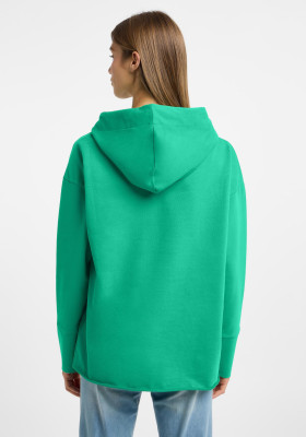 ELBSAND Dana Hoodie kelly green (95% Baumwolle, 5% Elasthan) L