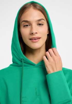 ELBSAND Dana Hoodie kelly green (95% Baumwolle, 5% Elasthan) L