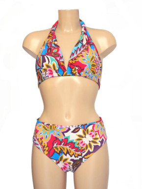 WASSERSTOFF 43 979 Triangelo Bikini Barbados colorful (80% Polyamid, 20% Elasthan) 38/M