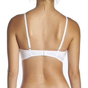 huit8 SWEET COTTON Triangle BH weiß (47% Baumwolle, 29% Polyamid, 24% Elasthan) 75B