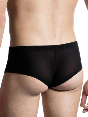 MANSTORE M101 Hot Pants schwarz oder weiß (80% Polyamid, 20% Elasthan) L / Schwarz