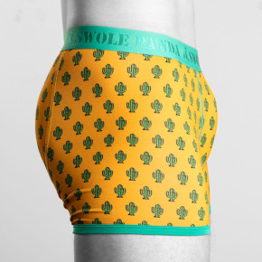 Swole Panda Cactus Bamboo Boxers (95% Bamboo-Viskose, 5% Elasthan) M