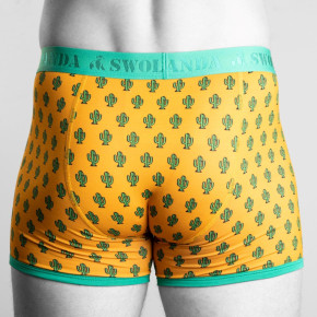 Swole Panda Cactus Bamboo Boxers (95% Bamboo-Viskose, 5% Elasthan) L