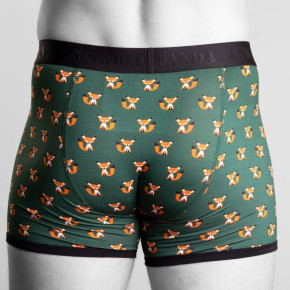 Swole Panda Mr. Fox Bamboo Boxers (95% Bamboo-Viskose, 5% Elasthan) S