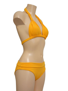 WASSERSTOFF 43 902 Triangelo Bikini True Love uni verschiedene Farben (80% Polyamid, 20% Elasthan) Schwarz / 38/M